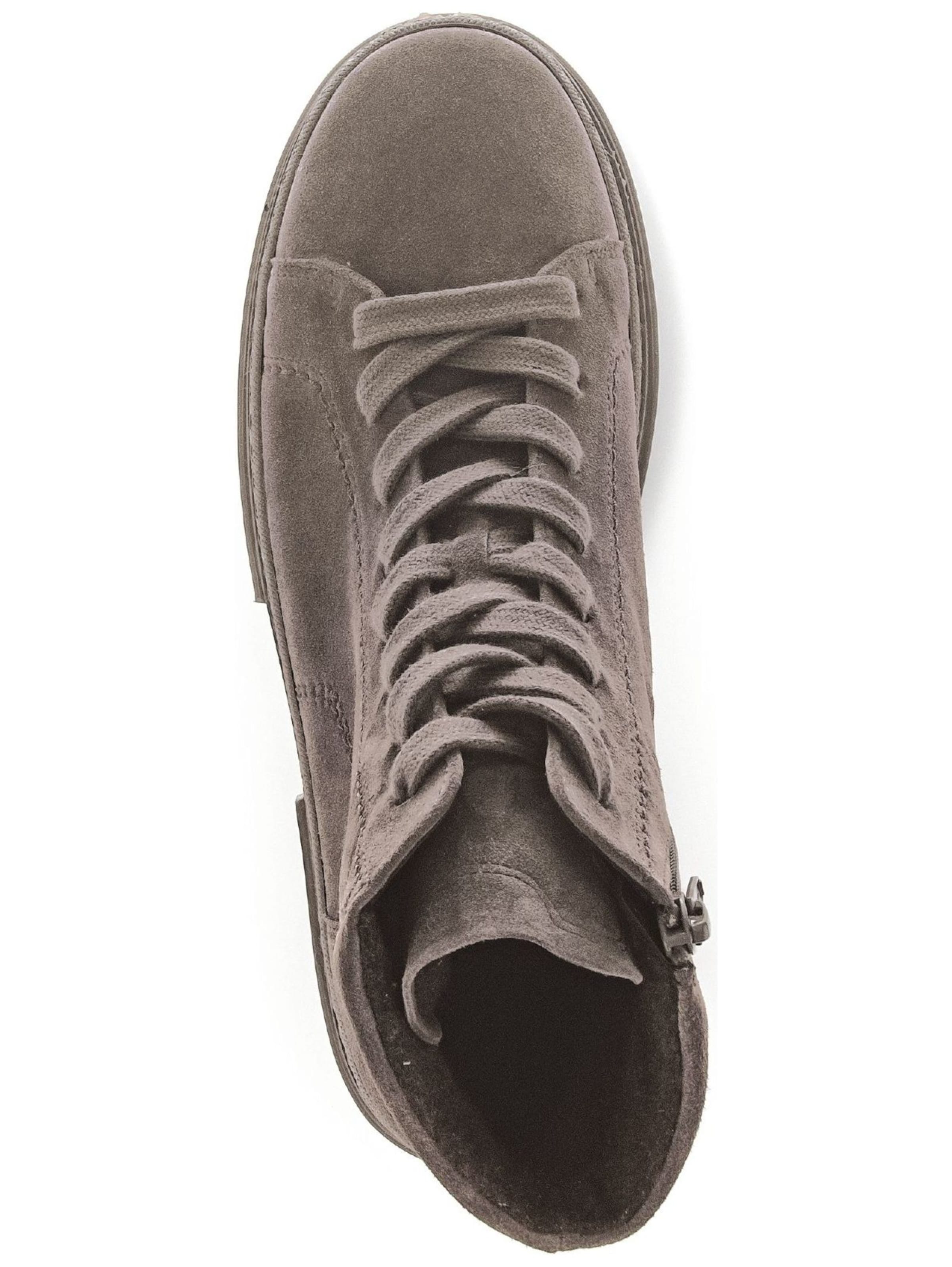 GABOR Lace-up bootie in Brown