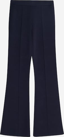 BershkaFlared/zvonoliki kroj Tajice - plava boja: prednji dio