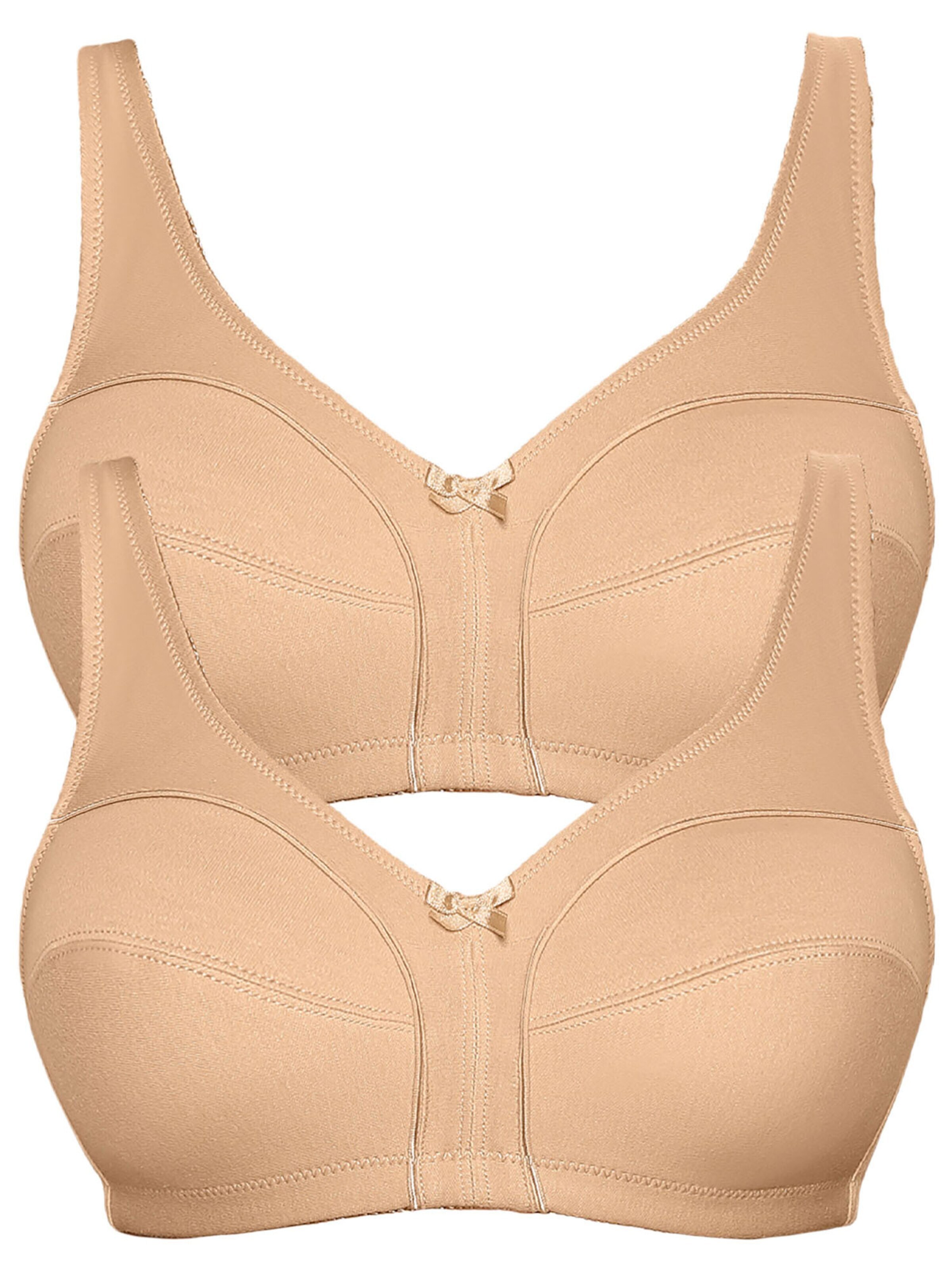 VIANIA Minimiser Bra 'Basic' in Pink: front