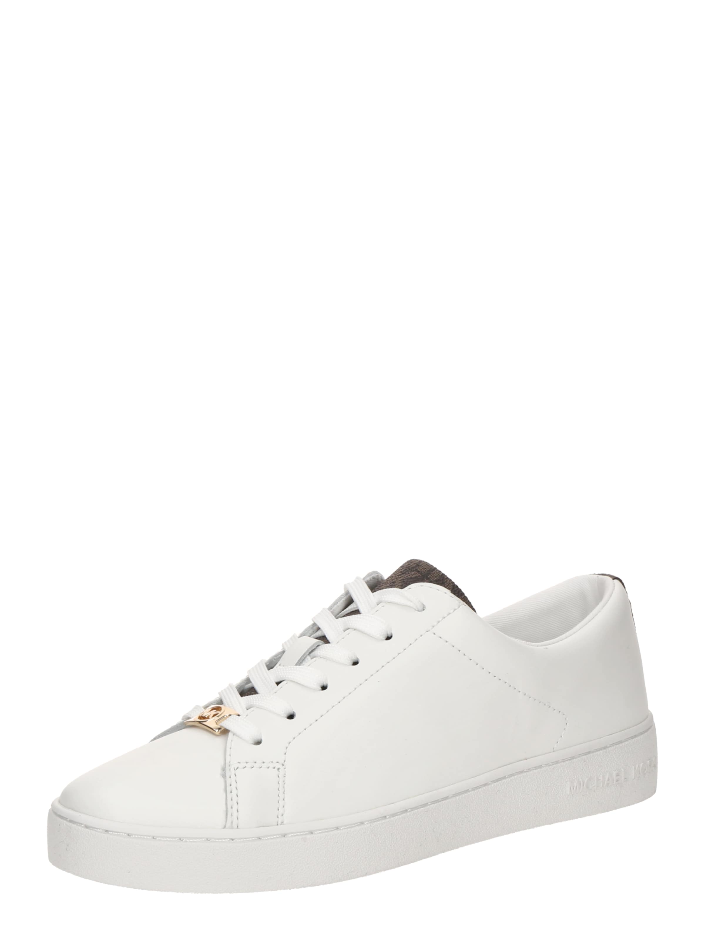 MICHAEL Michael Kors - Sapatilhas baixas 'KEATON' em branco: frente