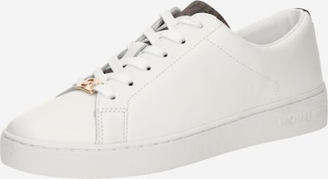 MICHAEL Michael Kors - Sapatilhas baixas 'KEATON' em branco: frente