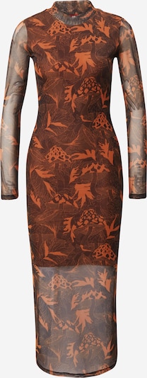 HUGO Red Dress 'Nasusi' in Brown / Orange / Lobster / Black, Item view