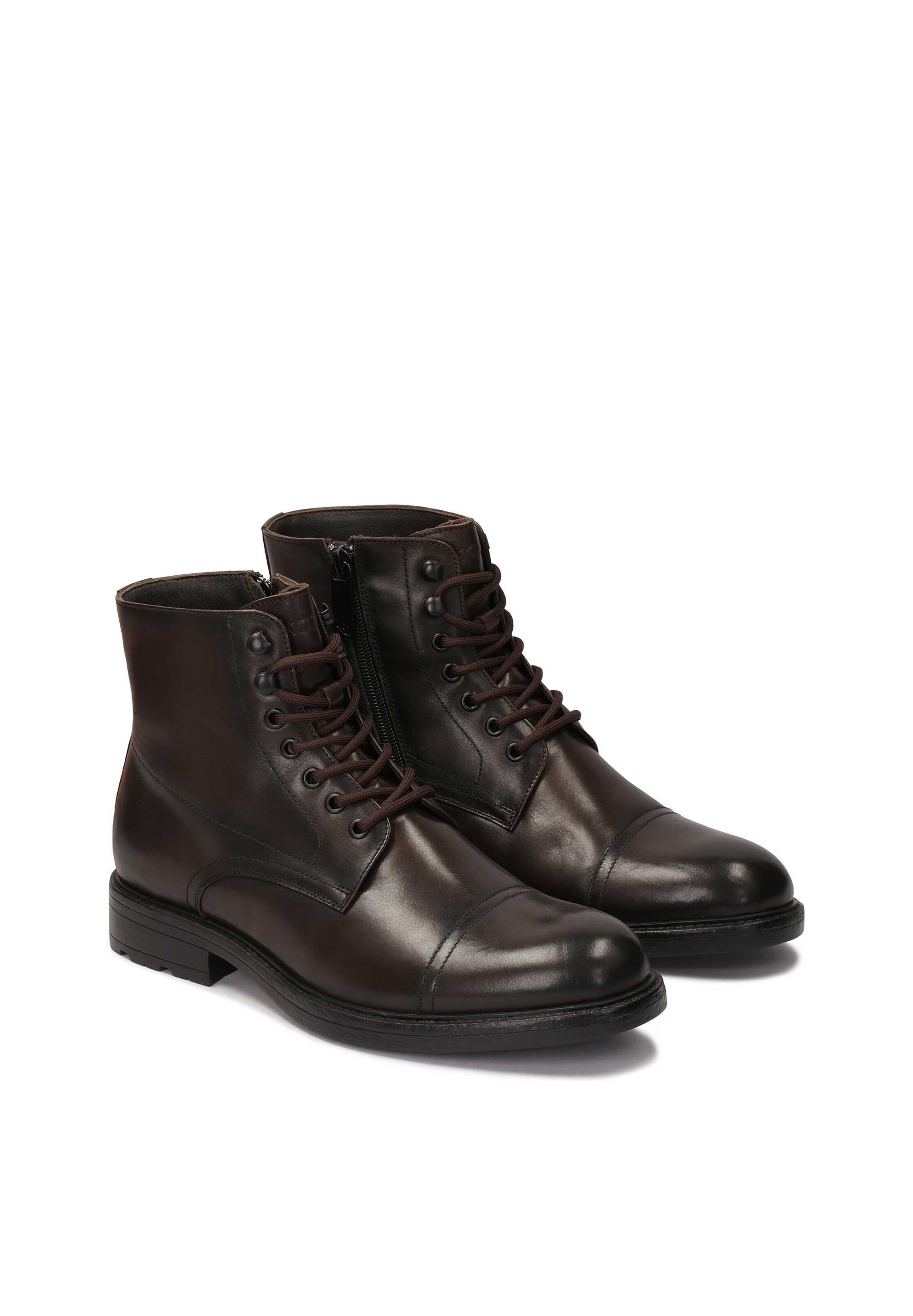 Kazar High-Top Sneakers in Brown