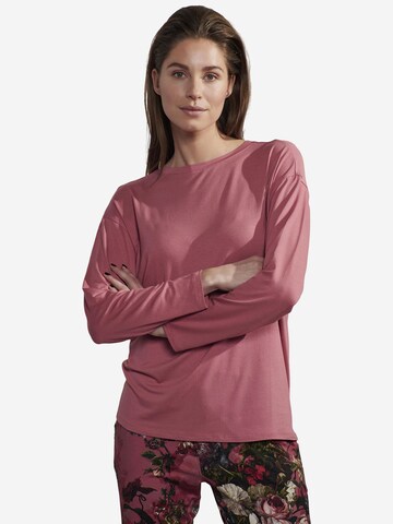 ESSENZA Pajama Shirt in Pink: front