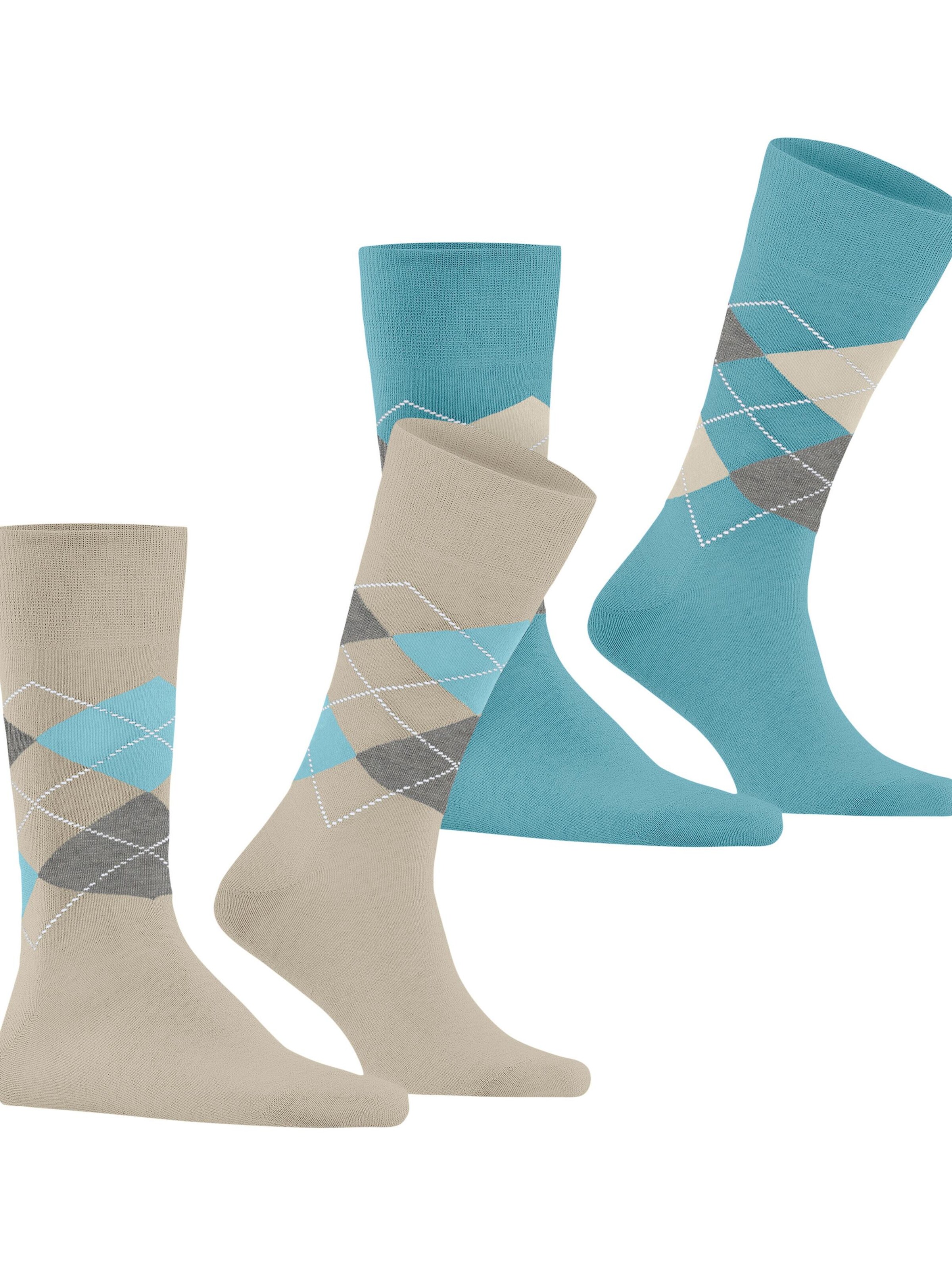 BURLINGTON Socks 'Everyday Argyle' in Grey