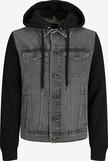 JACK & JONES Overgangsjakke 'JEAN' i grå denim / svart, Produktvisning