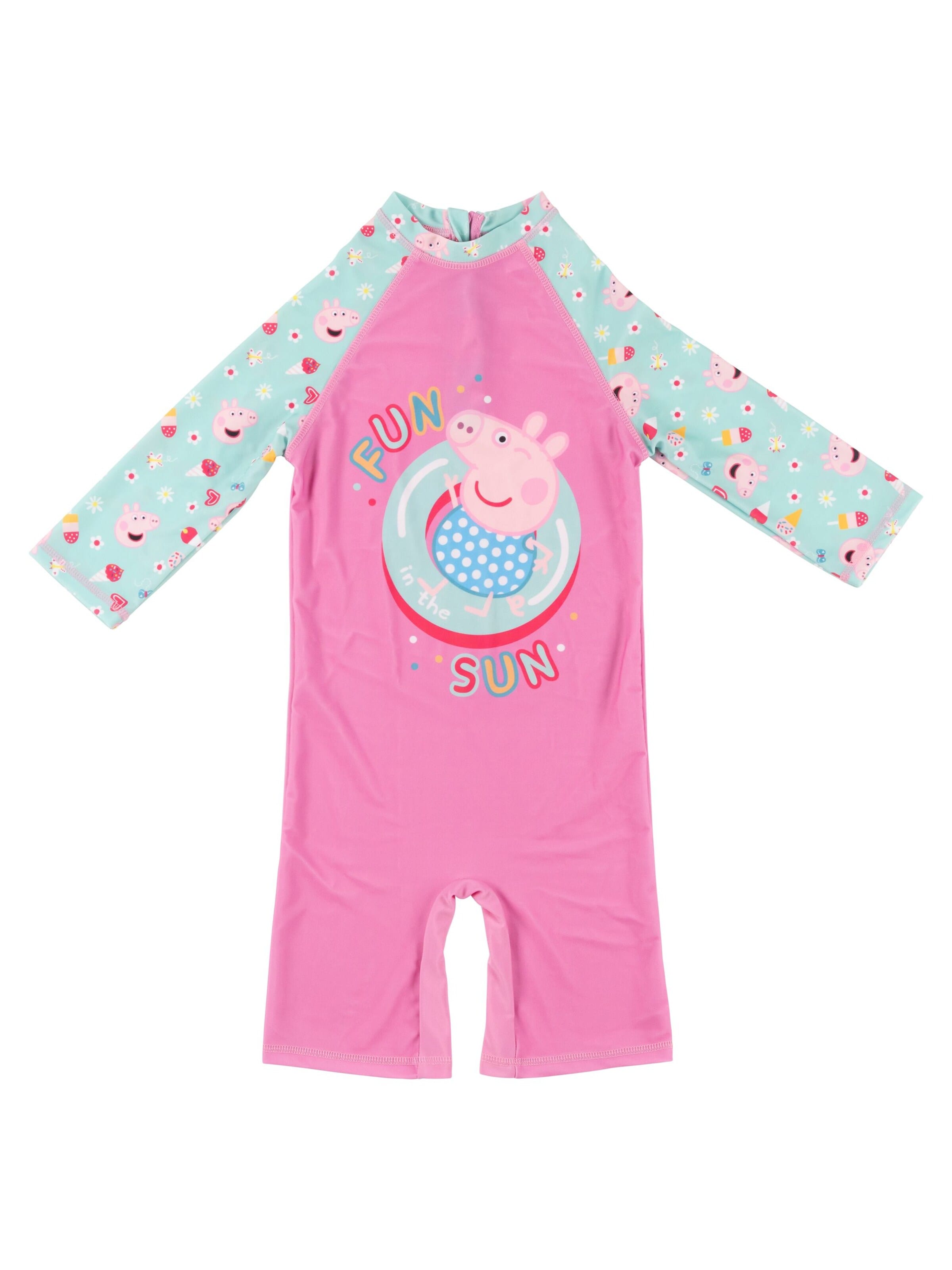 Peppa Pig Sportbademode 'Peppa Wutz UV-Schutz 50'‌‌‌ in Pink: Vorderseite