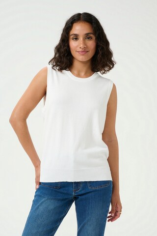Tops en tricot 'Lizza' Kaffe en blanc : devant