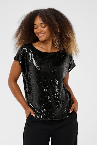 Cream Blouse 'CRGlimme' in Black: front