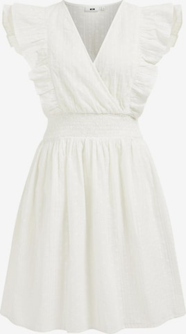 Robe d’été WE Fashion en blanc : devant