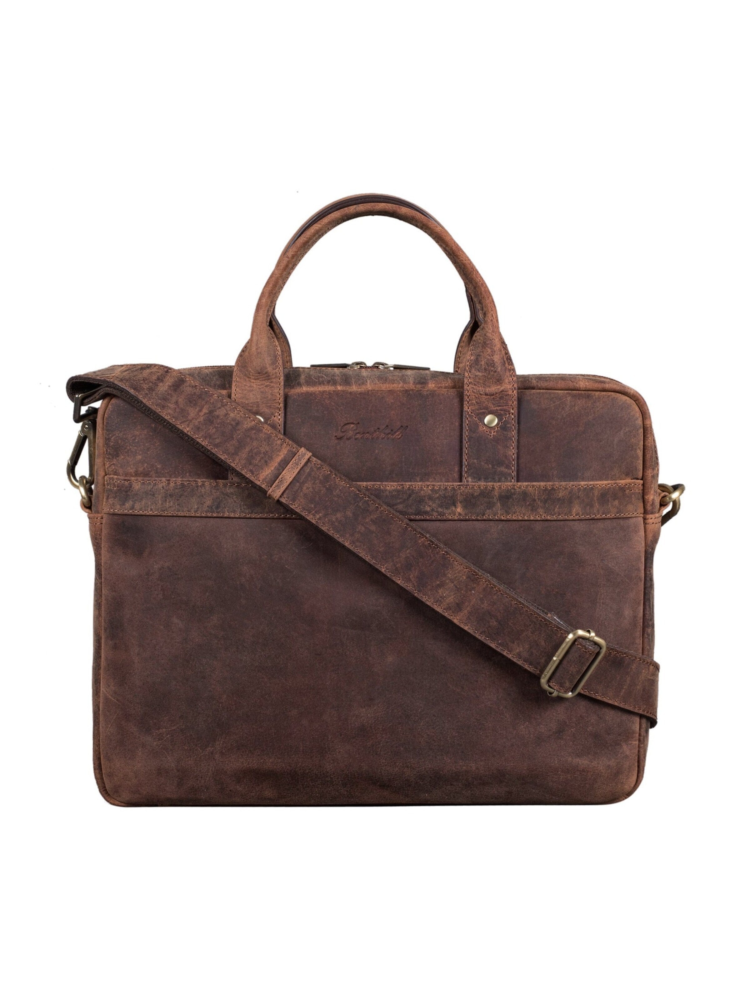 Benthill Laptop Bag in Brown