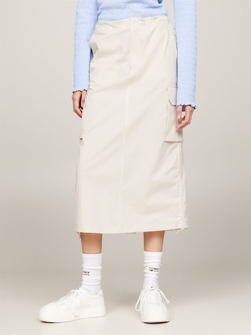 Tommy Jeans Skirt in Beige: front