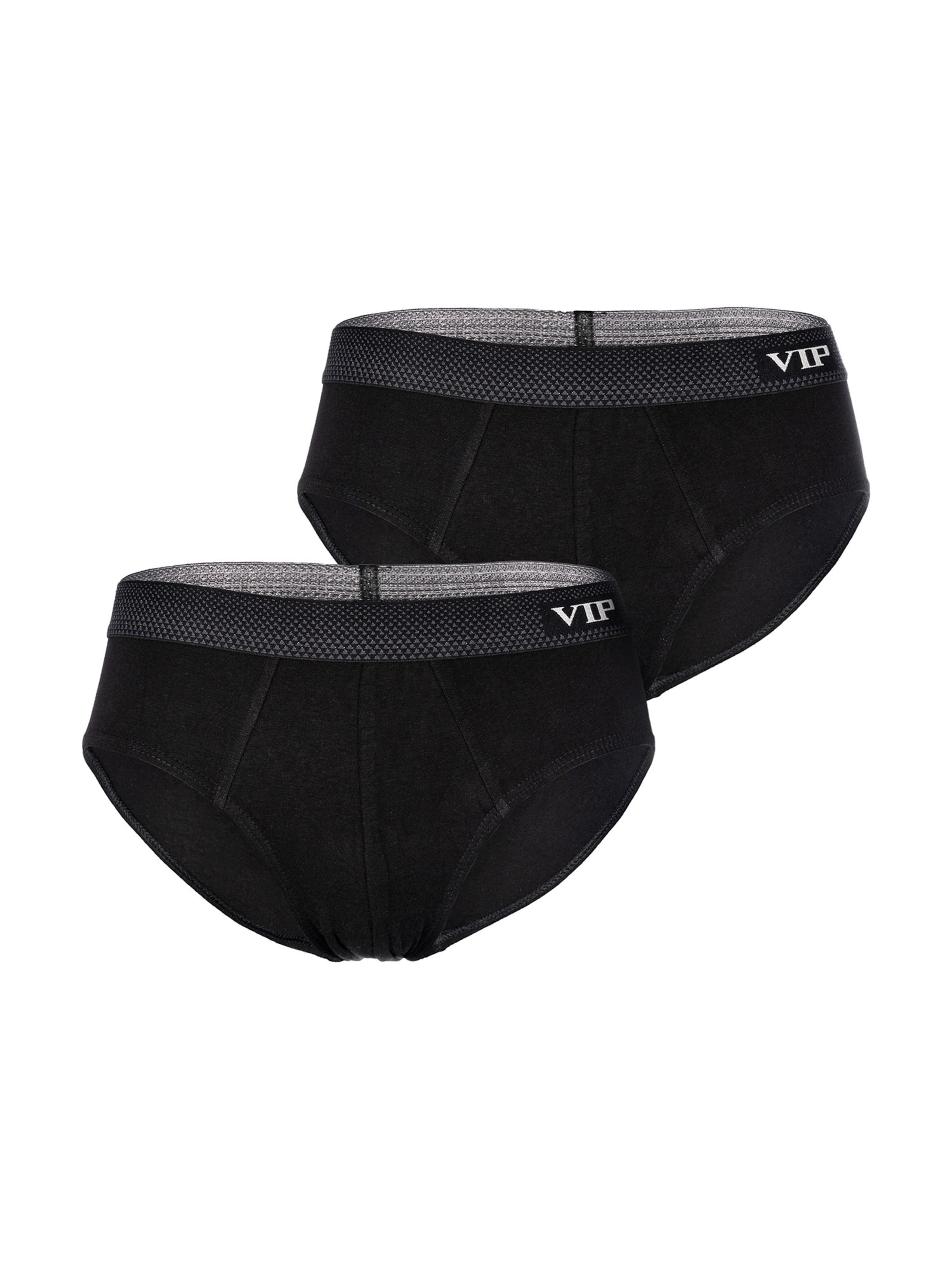 VIP Slip ' Premium Jersey Stretch ' in Black: front