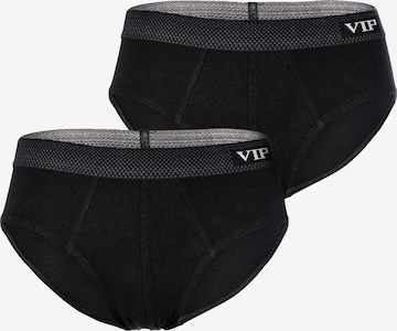 VIP - Cueca ' Premium Jersey Stretch ' em preto: frente