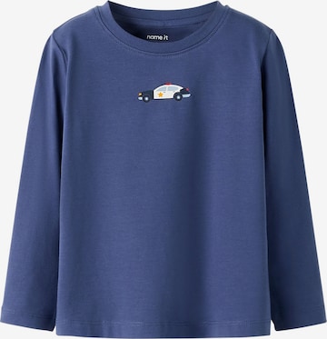T-Shirt NAME IT en bleu : devant