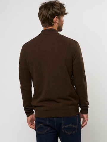 MCS Gebreid vest ' Alfie ' in Bruin