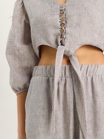 Bianco Lucci Pantsuit in Grey