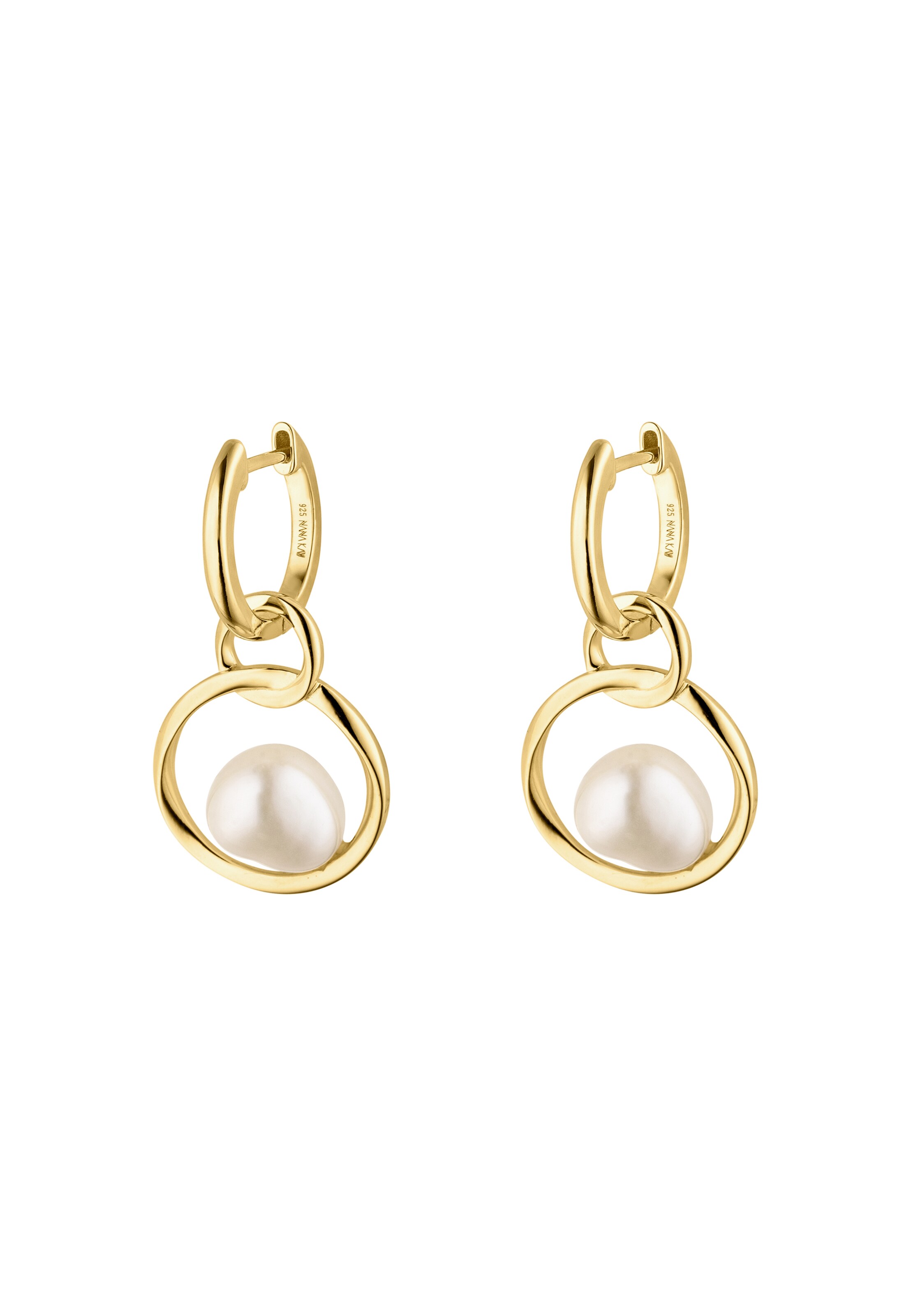 Nana Kay Ohrringe 'Baroque Flair' in Gold: Vorderseite