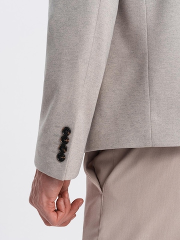 Regular fit Giacca da completo di Ombre in beige