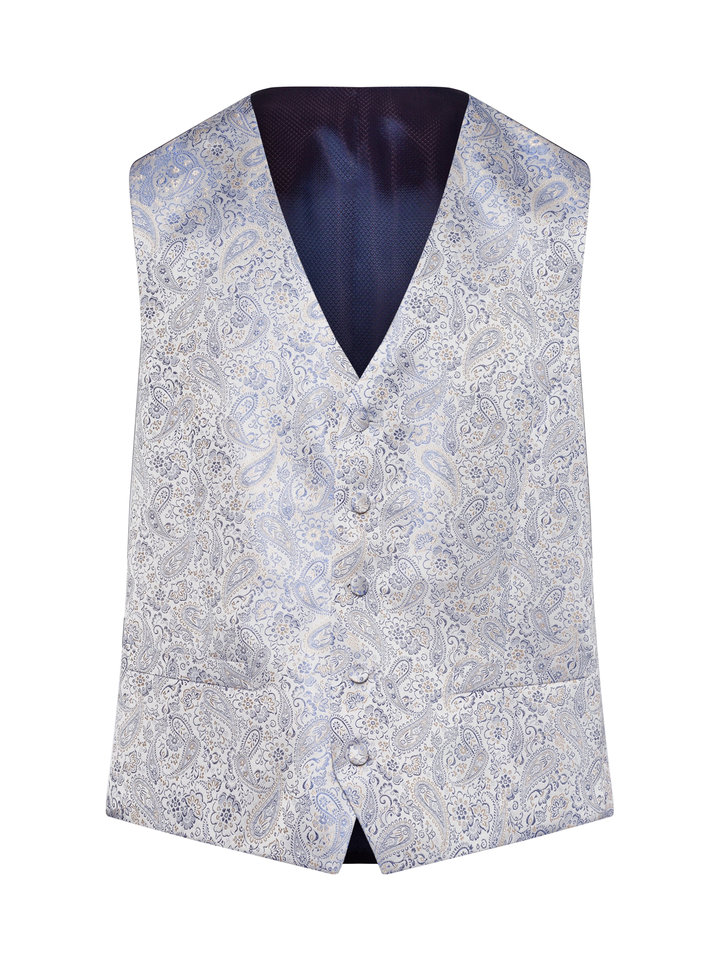 Digel Weste 'Lambert' in Blau: Vorderseite