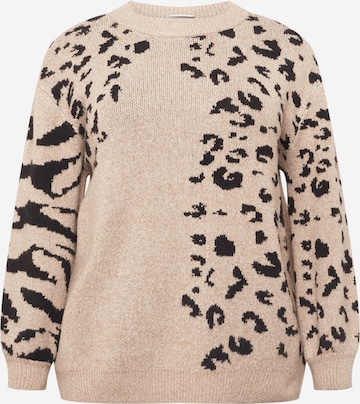 EVOKED Sweater 'Alia' in Beige: front