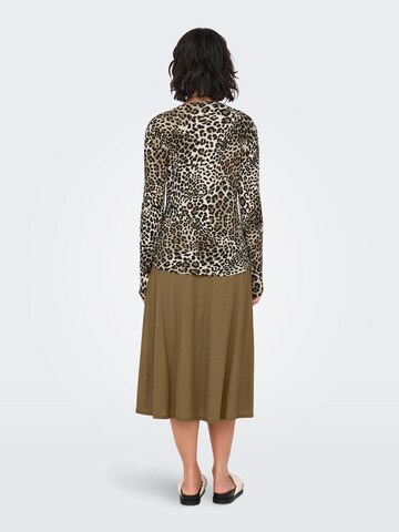 JDY Shirt 'SVAN' in Brown
