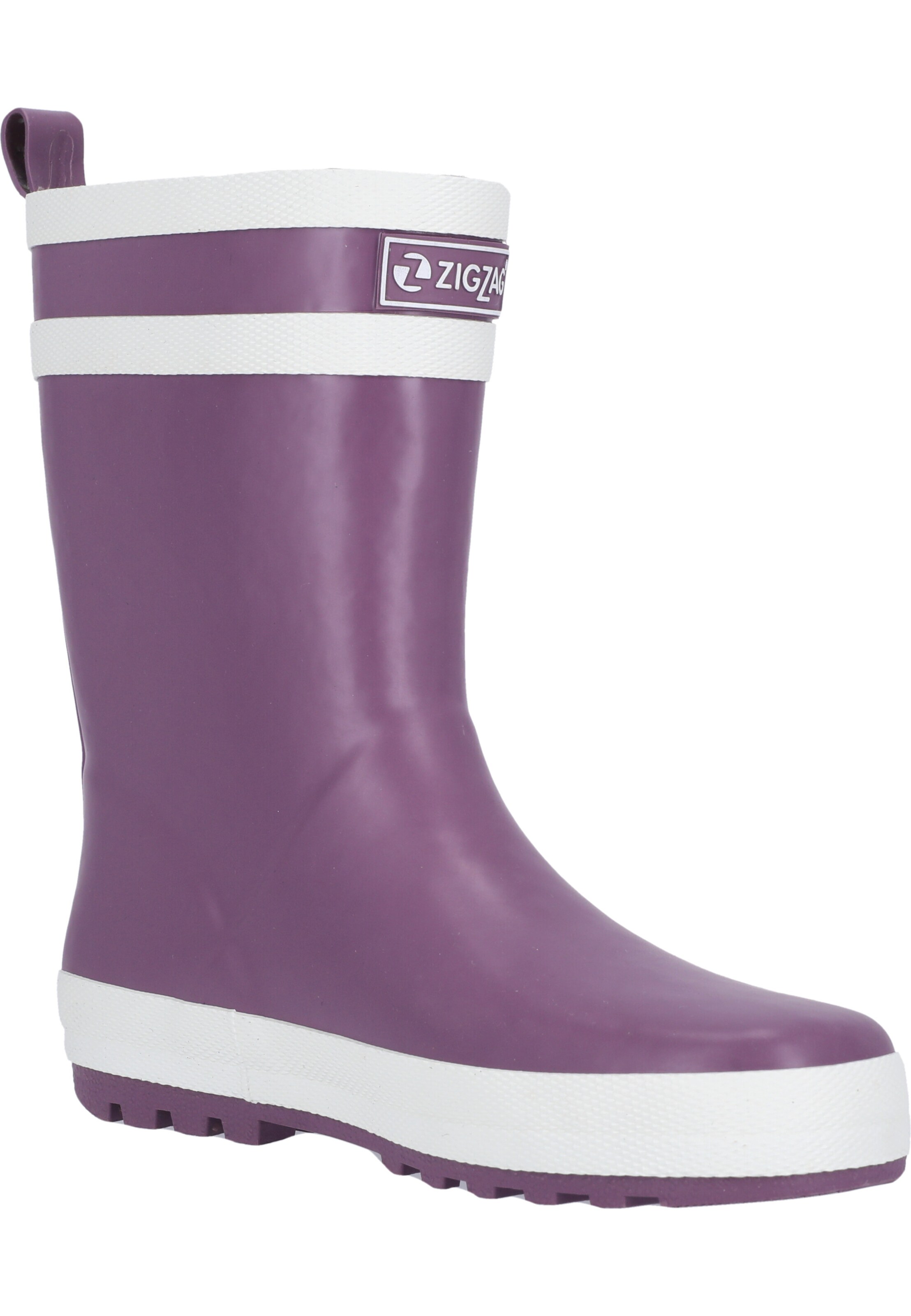ZigZag Rubber Boots in Purple
