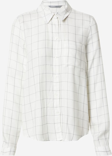 ONLY Blouse 'ANNALIE' in de kleur Zilvergrijs / Offwhite, Productweergave