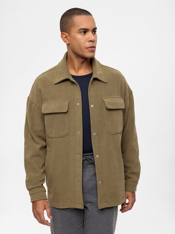 Antioch Between-Season Jacket in Green: front