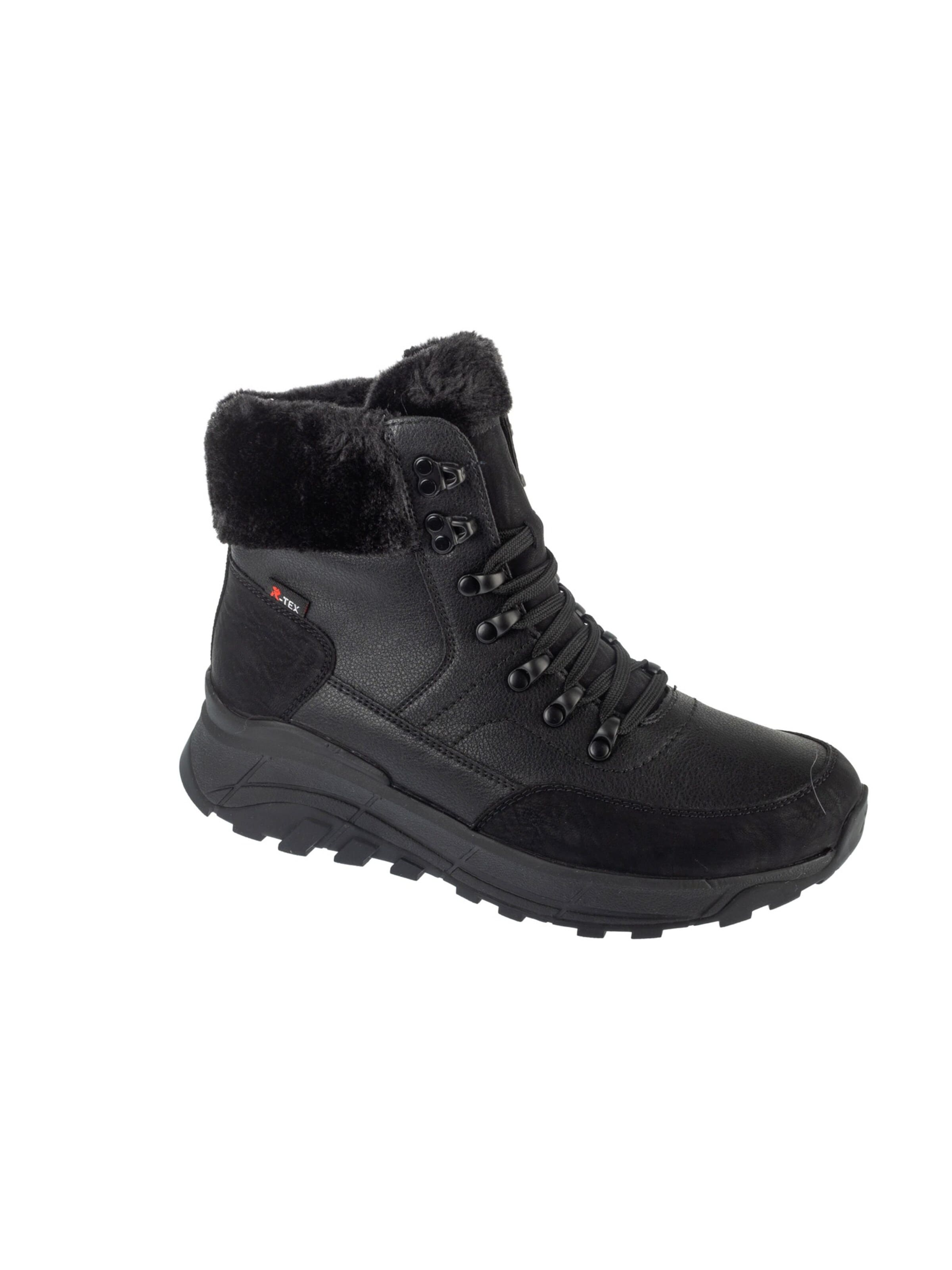 Bottes à lacets Rieker en noir