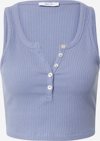 ABOUT YOU Top 'Silvia' in Blue: front