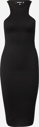Missguided Pouzdrové šaty – černá: přední strana