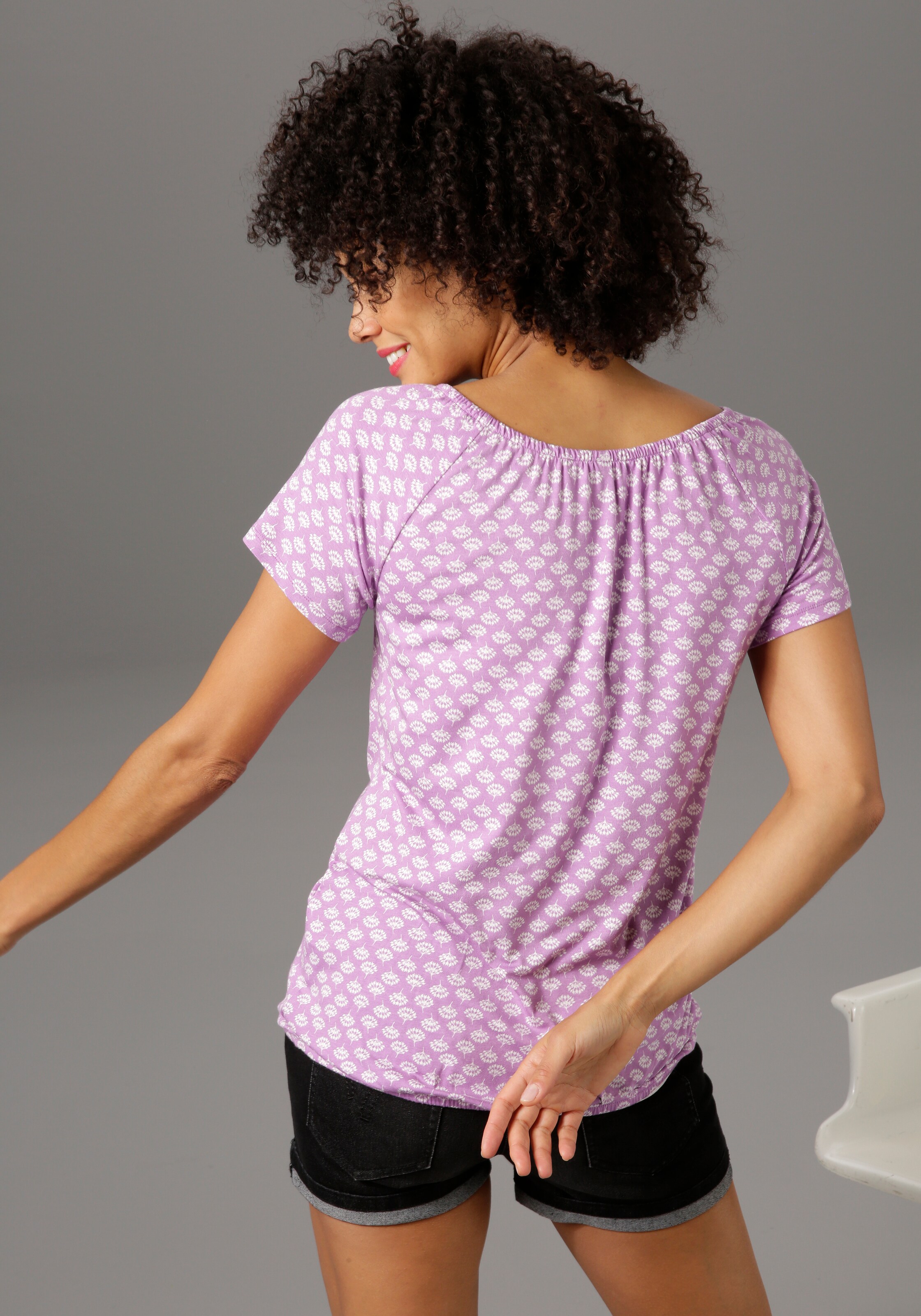 Frauen Shirts & Tops Aniston CASUAL Shirt in Flieder - EQ41807 Frauen Shirts & Tops Aniston CASUAL Shirt in Flieder - EQ41807