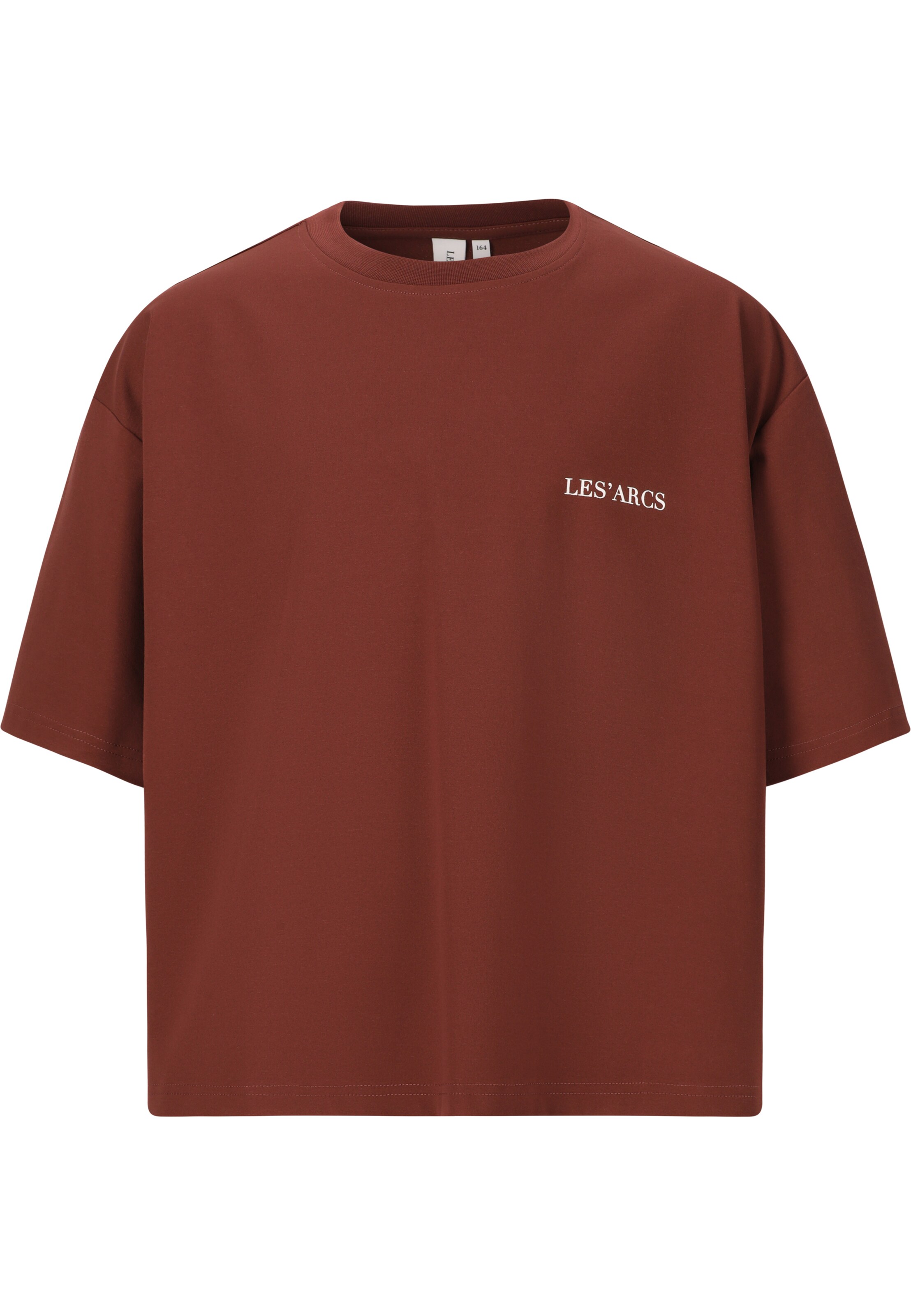 Les'Arcs T-Shirt 'Jerety' in Braun: Vorderseite