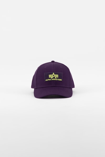 ALPHA INDUSTRIES Cap 'VLC II' in limone / pflaume, Produktansicht