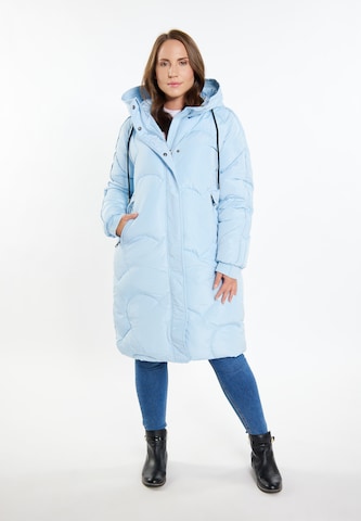 Usha Winter coat 'lurea' in Blue: front