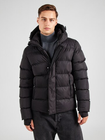 Superdry Winterjas in Zwart: voorkant