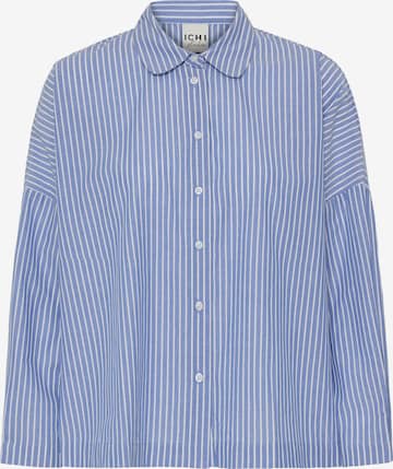 ICHI - Blusa 'GILEY' em azul: frente