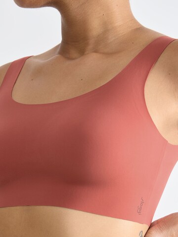 SLOGGI Bralette Bra ' ZERO Feel 2.0 Top ' in Orange