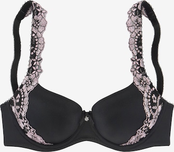 LASCANA T-shirt Bra 'Wanda' in Black: front