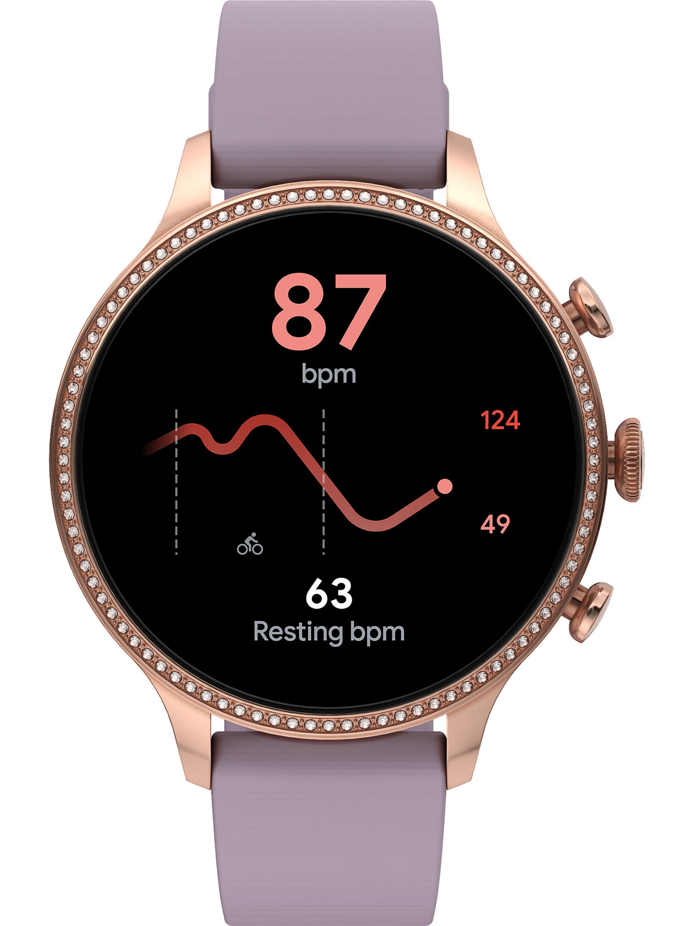 Fossil Smartwatches Digitaluhr in Lila