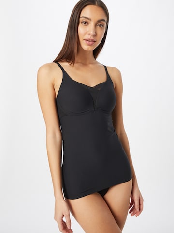 TRIUMPH Shaping Top in Black: front