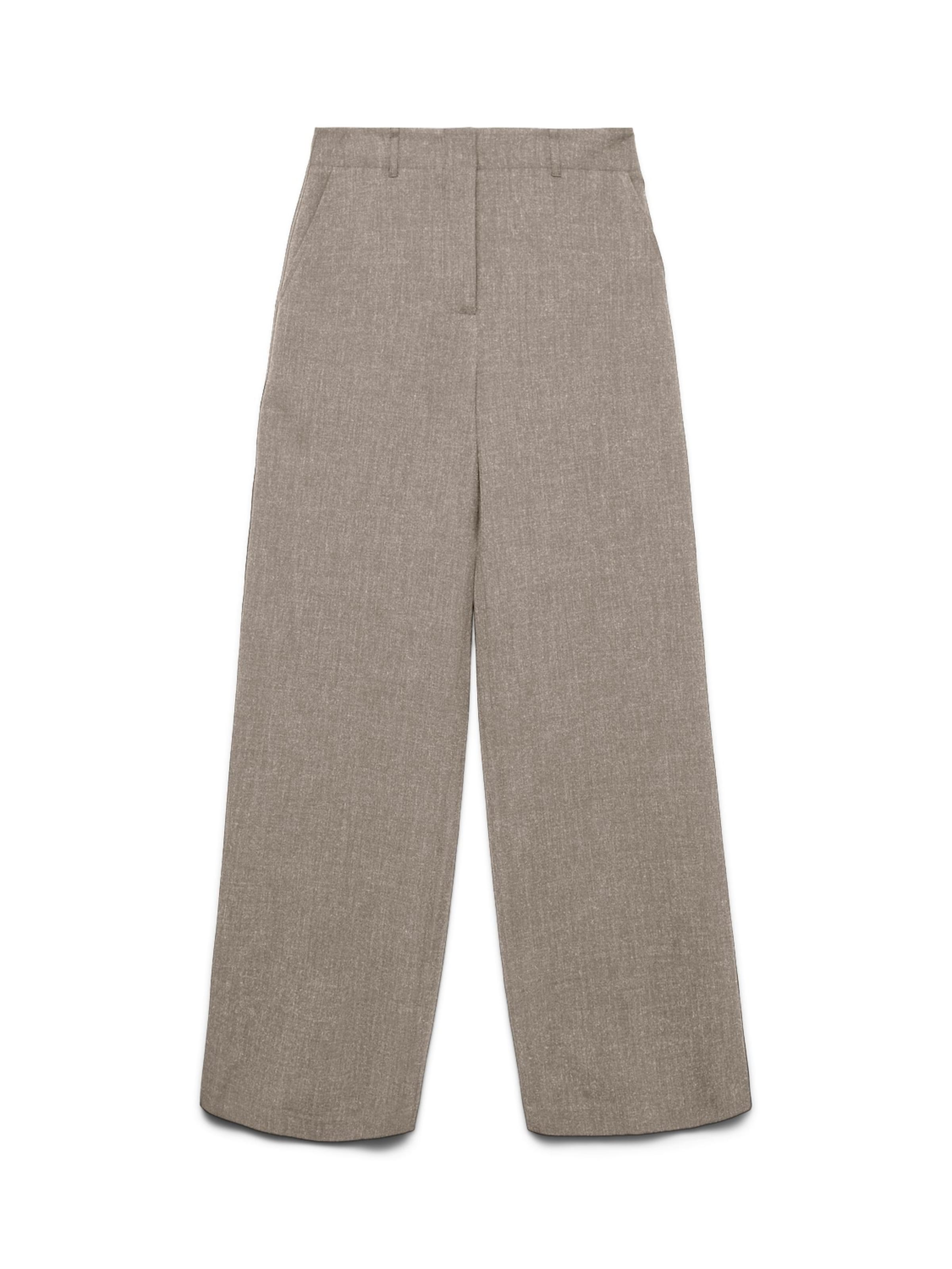 VERO MODA - regular Pantalón plisado 'VMBestie' en gris: frente