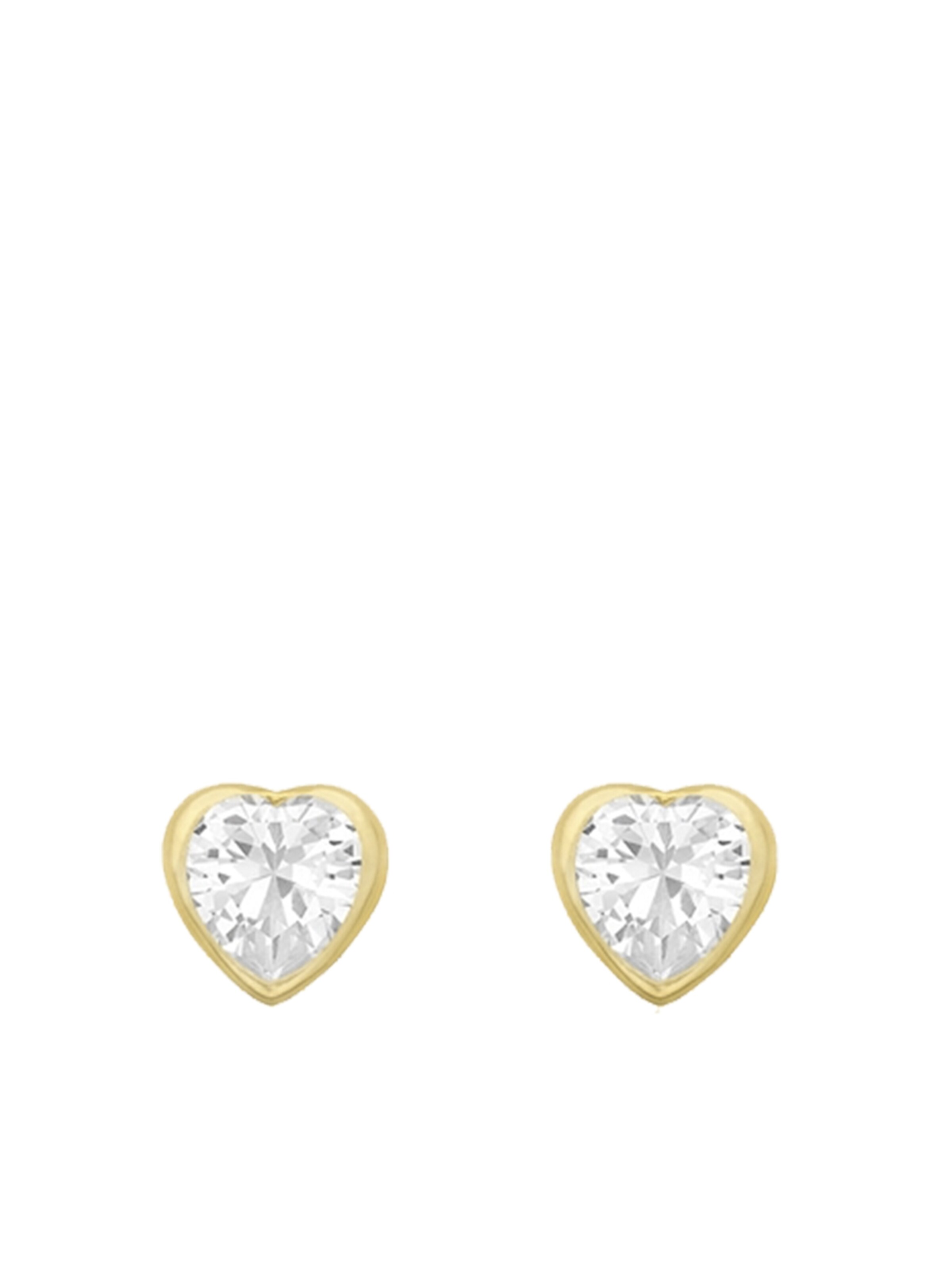 Lucardi Earrings 'Klassisch' in Gold: front