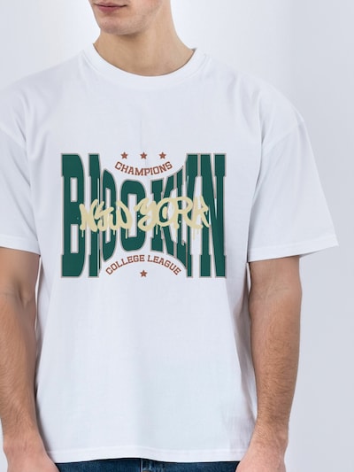 fehér TEESHOPPEN Top ' T-shirts ' - L, Termék nézet