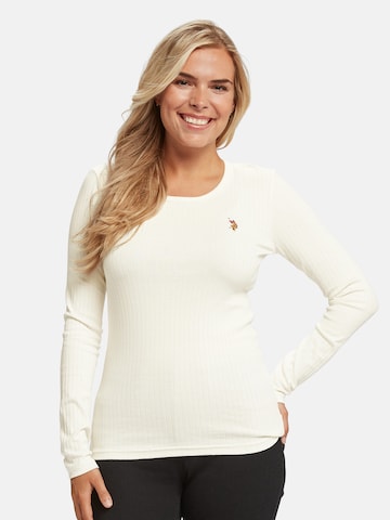 U.S. POLO ASSN. Shirts i hvid: forside