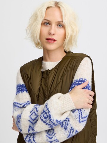 PULZ Jeans Vest 'Katalin' in Brown