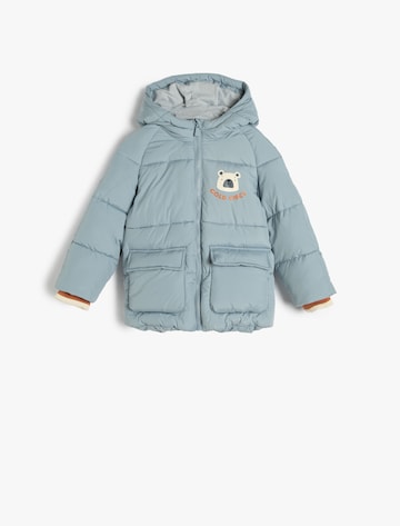 Koton Winter Jacket in Blue: front