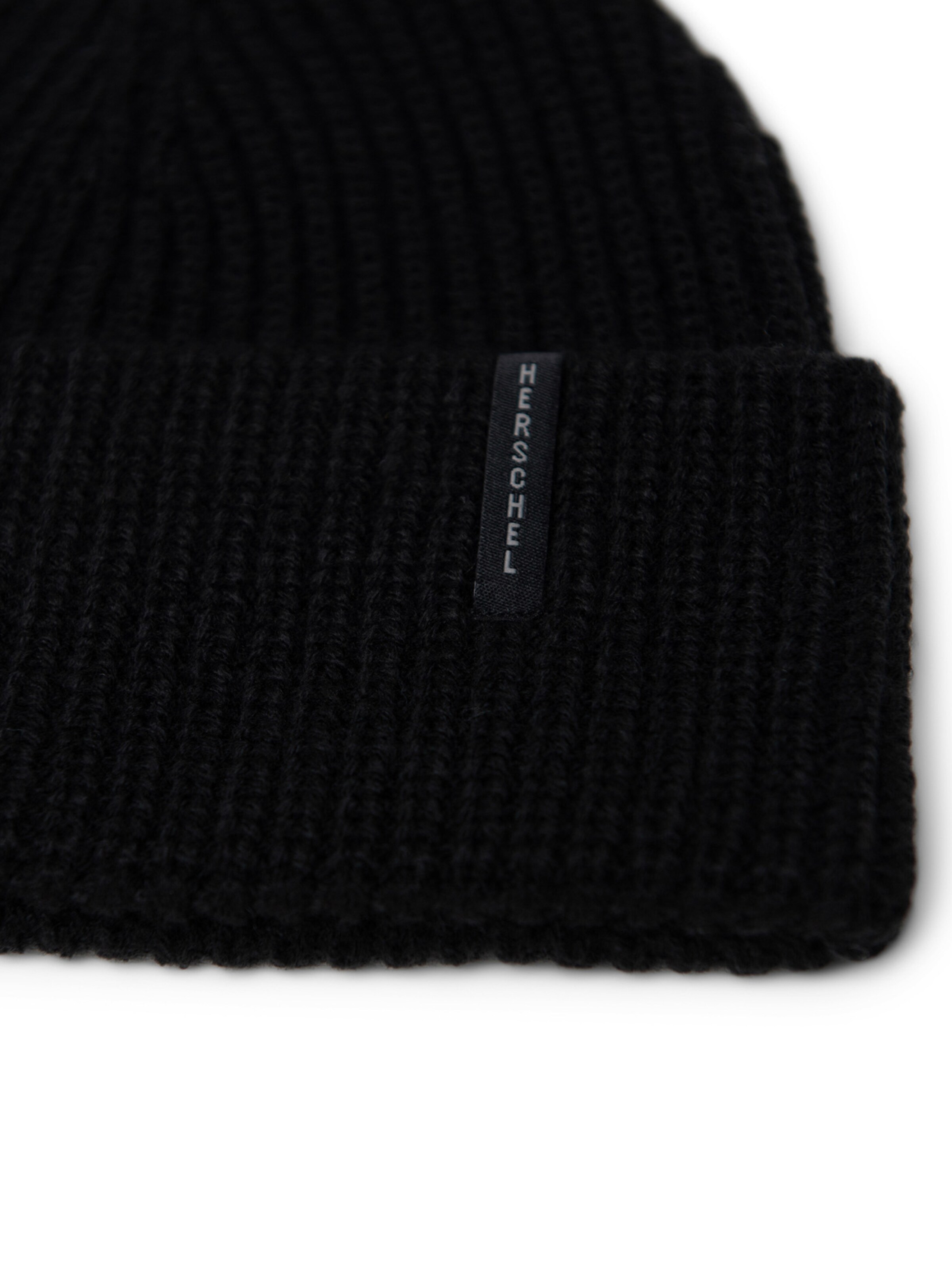 Herschel Mütze 'Watch Cap Vertical ID' in Schwarz