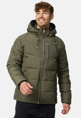 INDICODE JEANS Winter jacket 'Circus' in Green